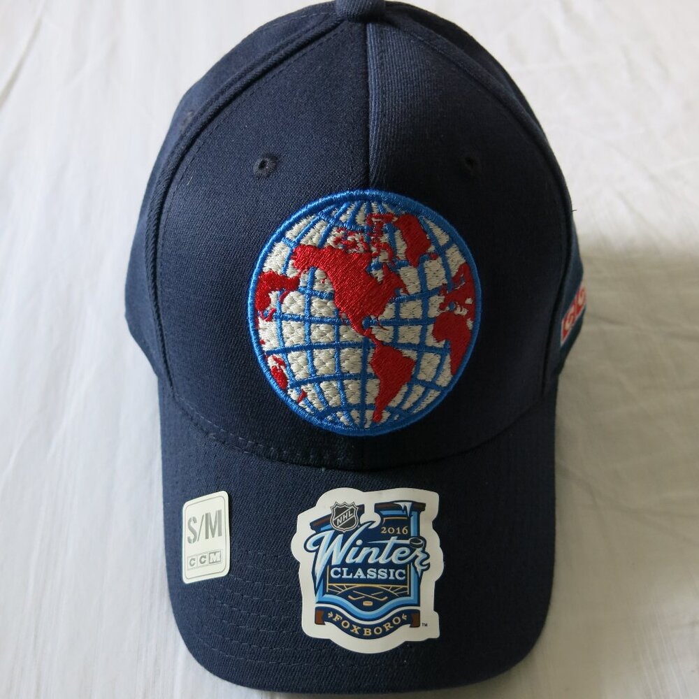 Montreal Canadiens 2016 Winter Classic CCM Flex Fit Hat S/M Snapback NHL Hat Cap